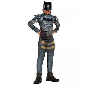 Fortnite Armored‎ Batman Zero Costume Youth Boys M 8-10 Complete Outfit Cosplay